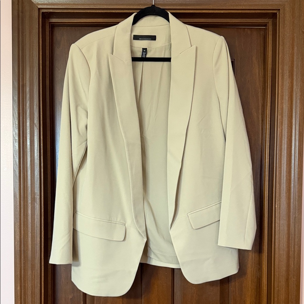 White House Black Market Cream Blazer